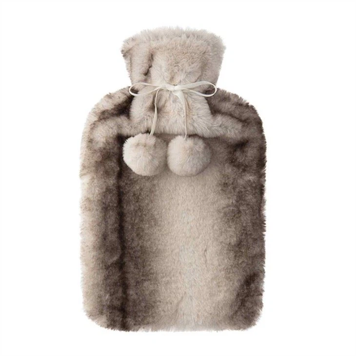 Bs Rubber Hot Water Bag With fur Cover