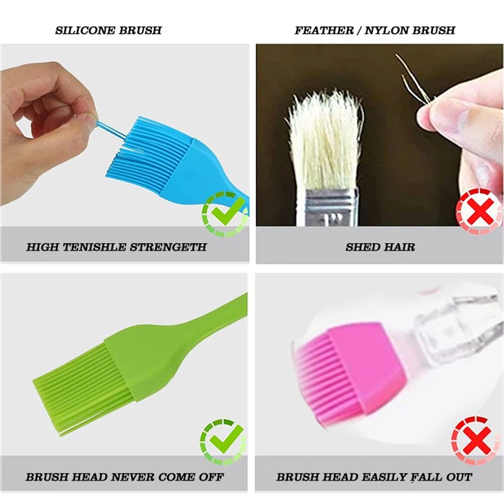 Bpa Free Silicone Kitchen Oil Brush