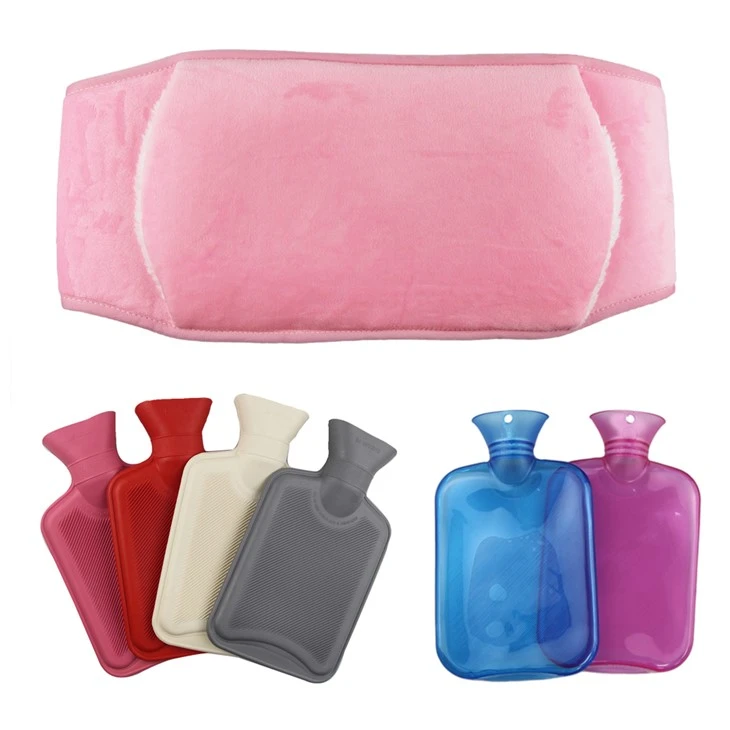 Rubber Pvc Hot Water Bag With Waist Belt Cover