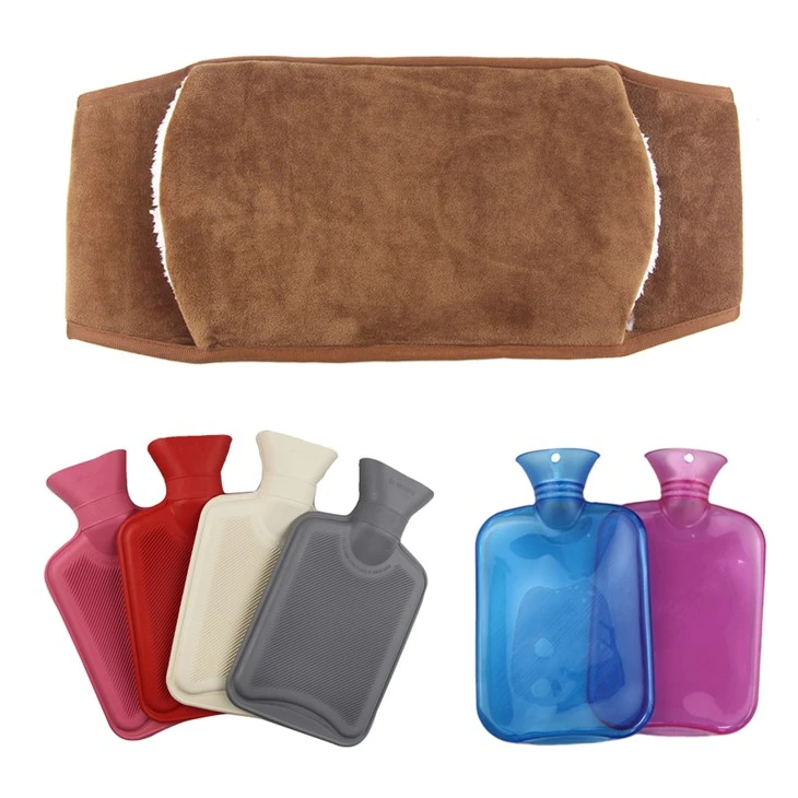 Rubber Pvc Hot Water Bag With Waist Belt Cover